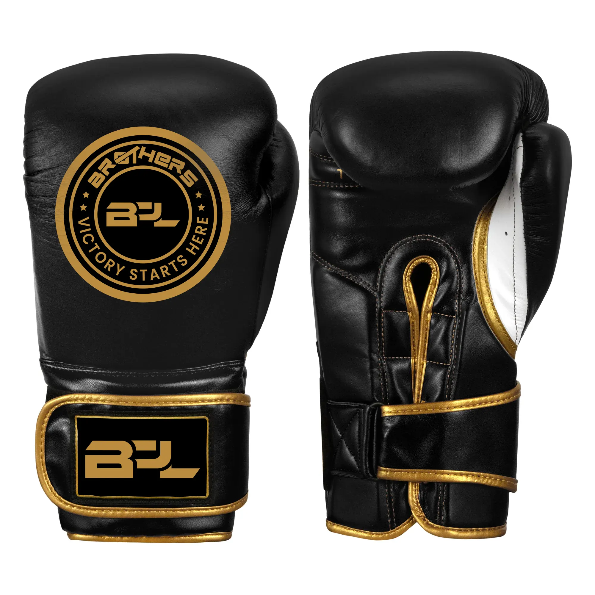 Boxing Bag Gloves Black/White