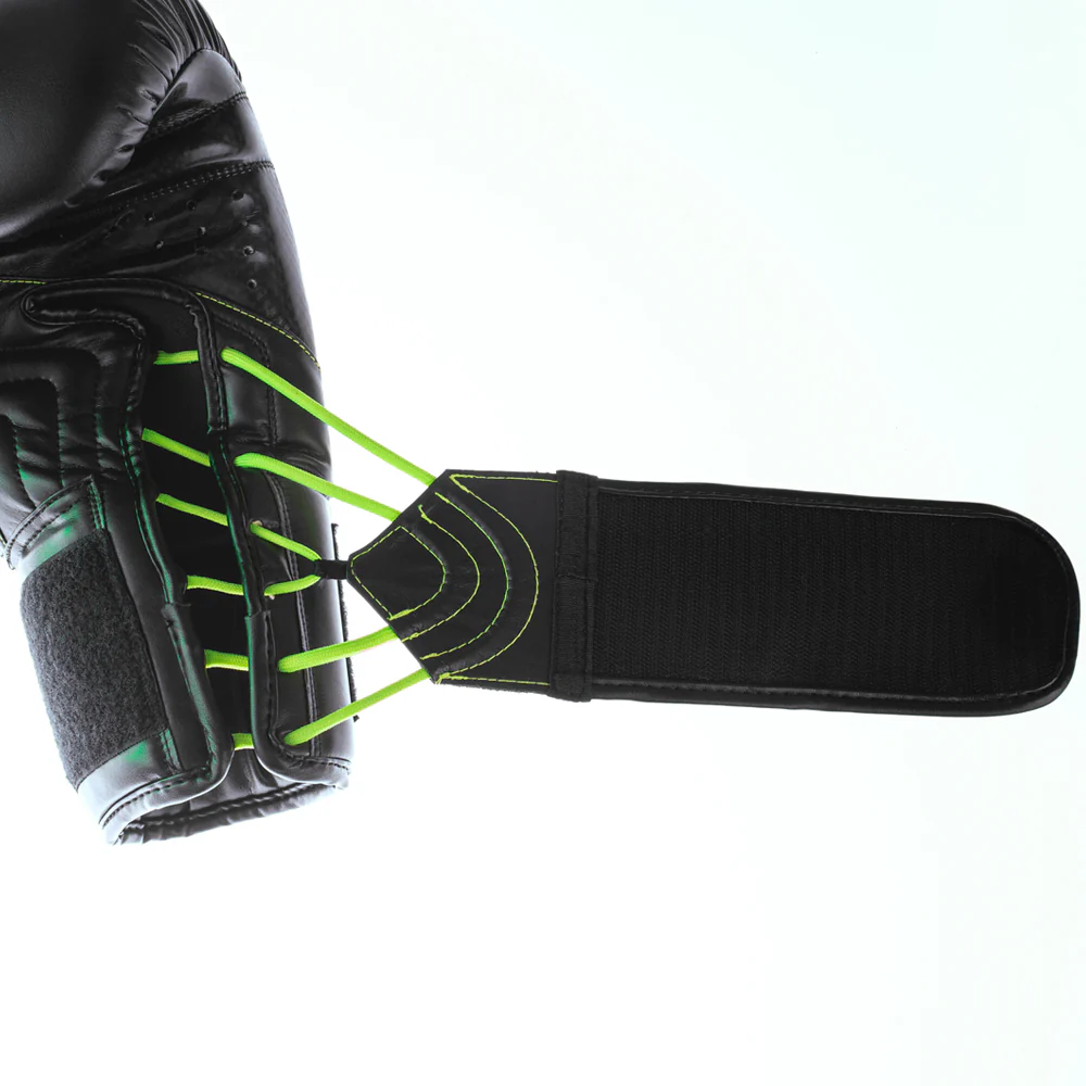 Protex Boxing Gloves - Black/Green - Image 4